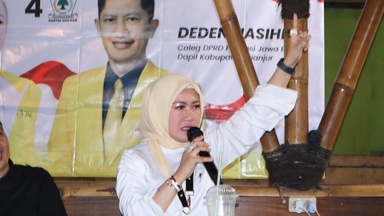 Metty Triantika Ajak Perempuan Cianjur Kembangkan Usaha dan Melek Politik