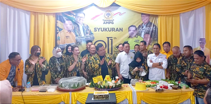 Milad Ke-21, Troy Satria Bertekad Jadikan AMPG Kalsel Instrumen Utama Pemenangan Golkar di Pemilu 2024