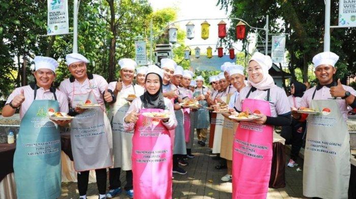 Cantik dan Jago Masak, Nasi Goreng Anne Ratna Mustika Jadi Juara I di Hari Bhakti Adhyaksa