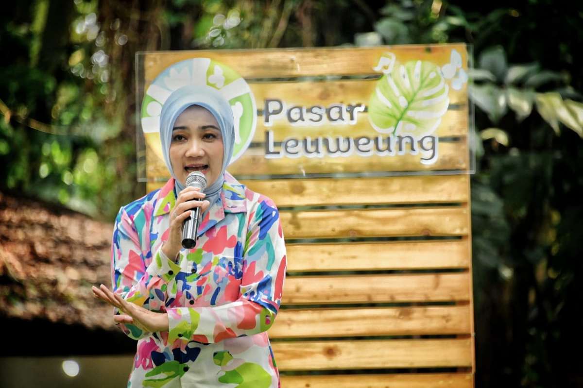 Hadiri Pasar Leuweung 2023, Atalia Praratya Promosikan Kopi dan Teh Jabar