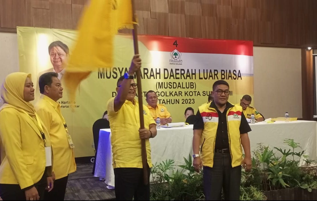 Gantikan Jona Arizona, Haji Dado Resmi Pimpin Golkar Kota Sukabumi