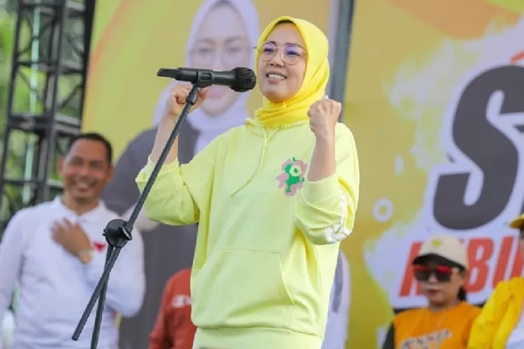 Anne Ratna Mustika Gelar Senam Massal Purwakarta, Ada Aneka Doorprize dan Hadiah Menarik