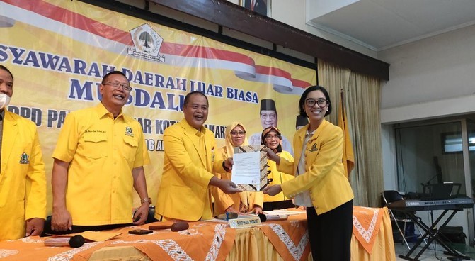 Selamat! Putri Akbar Tanjung Terpilih Secara Aklamasi Sebagai Ketua Golkar Solo