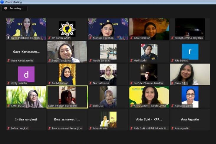 Peringati HAKTP, Kartini AMPI Gelar Webinar Bahas Kekerasan Pada Perempuan