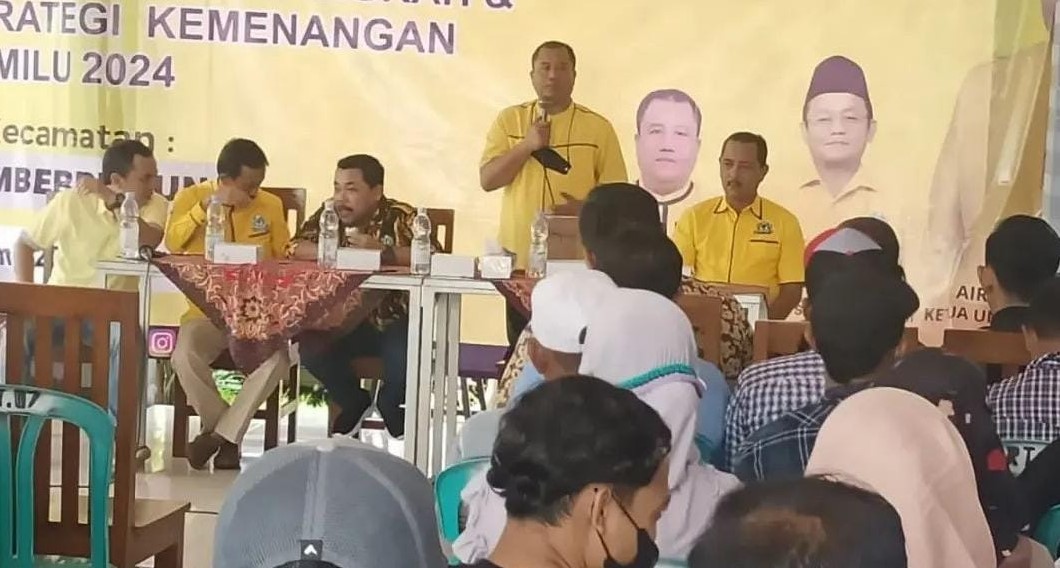 Getol Konsolidasi dan Rekrutmen Saksi, Siadi Optimis Golkar Kabupaten Malang Menang Pemilu 2024