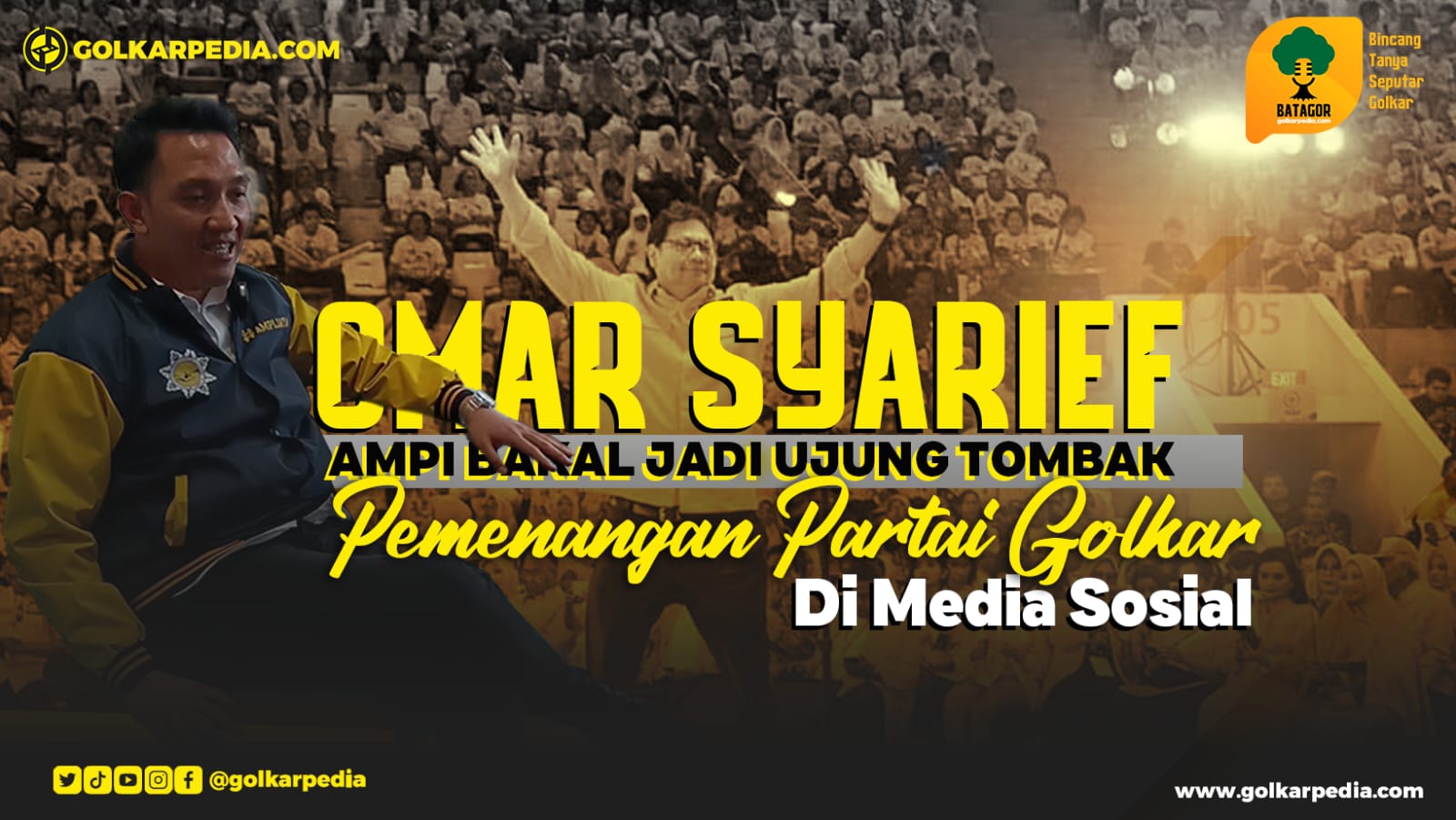 Tampil di Youtube Channel Golkarpedia, Waketum AMPI Omar Syarief Paparkan Strategi Sosialisasikan Golkar Pada Generasi Muda