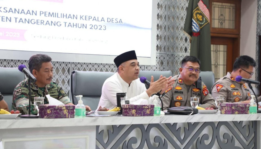 Hadapi Pilkades Serentak, Ahmed Zaki Iskandar Minta Keamanan Kabupaten Tangerang Ditingkatkan