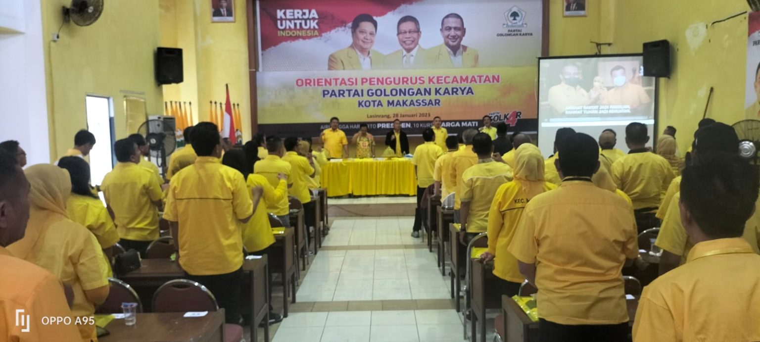 Jadi Ujung Tombak Pemenangan, Appi Instruksikan PK Golkar Kota Makassar Rebut Hati Rakyat