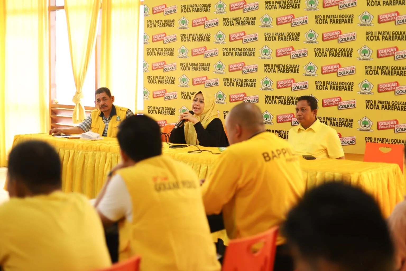 Erna Rasyid Taufan Pimpin Persiapan Hari Raya Idul Adha Partai Golkar Parepare