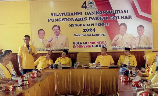 Ismet Roni Pasang Target Tinggi Untuk Golkar Bandar Lampung: 10 Kursi DPRD