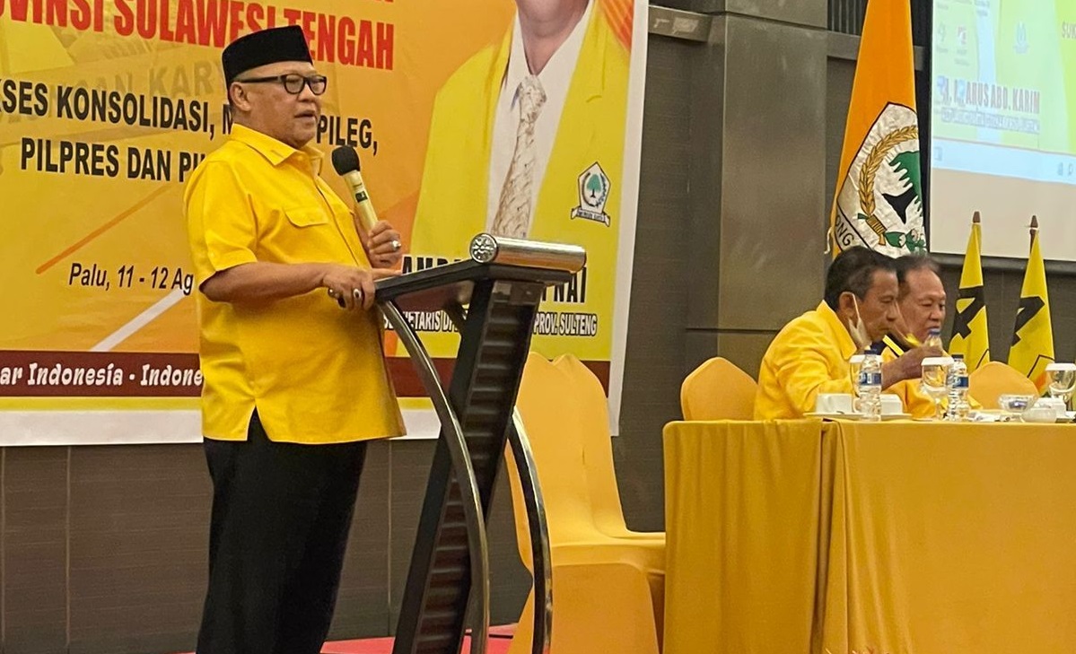 Beri Instruksi Untuk Kader Golkar Bangkep, Arus Abdul Karim: Kita Rebut Palu Sidang di Pemilu 2024