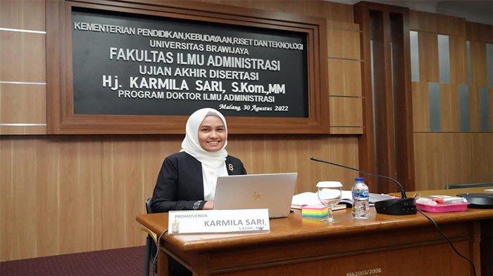 Legislator Cantik DPRD Riau Karmila Sari Ungkap Perjuangannya Raih Gelar Doktor di Unibraw