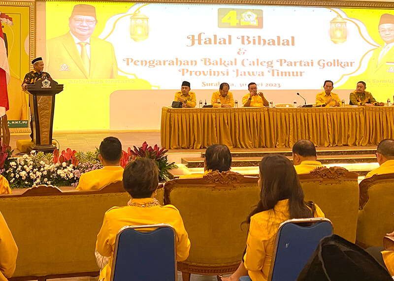 Sarmuji Targetkan Partai Golkar Jatim Raih 17 Kursi DPRD di Pemilu 2024