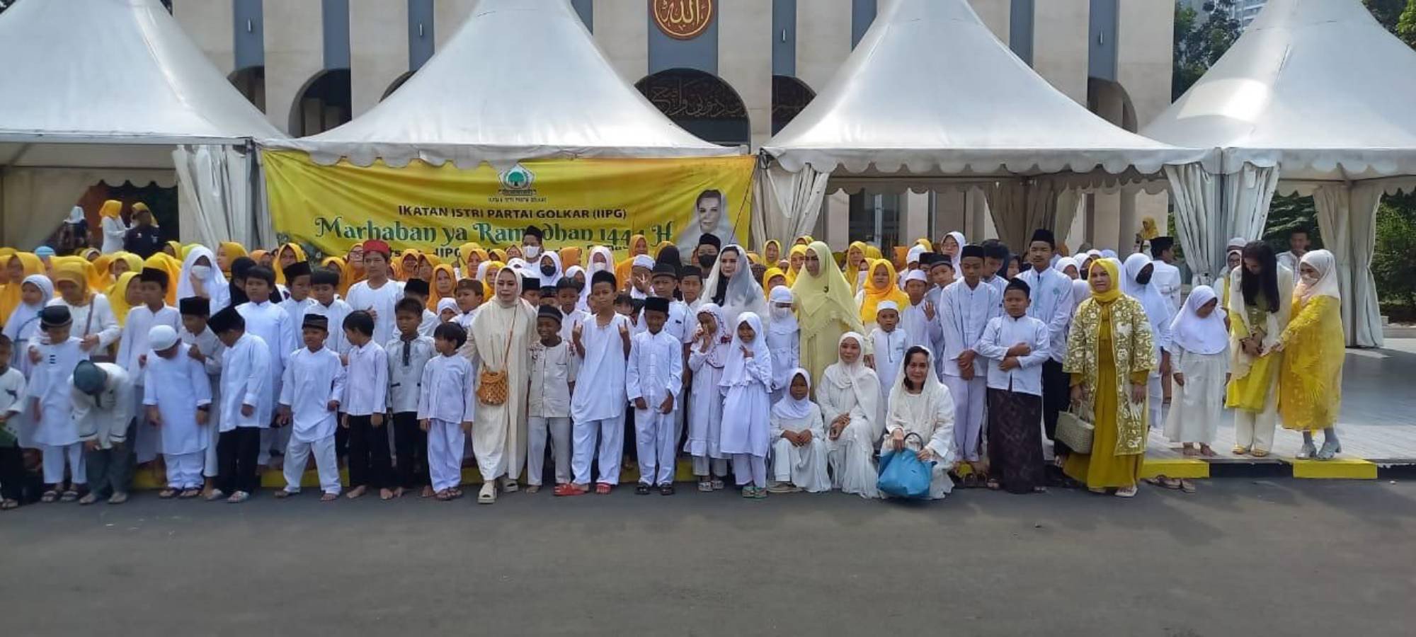 Yanti Airlangga Pimpin Langsung IIPG Gelar Nuzulul Qur'an dan Santunan Anak Yatim Piatu