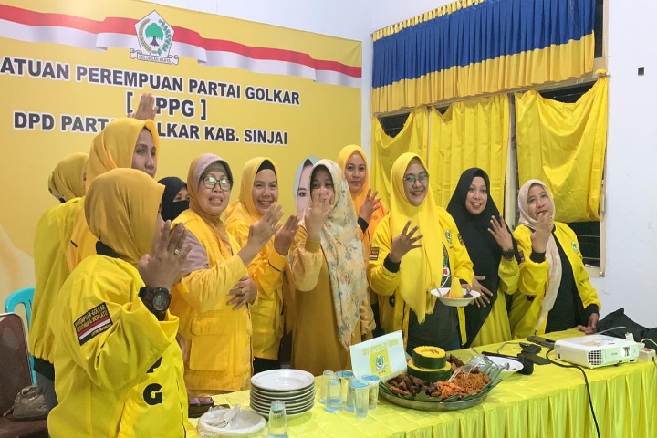 Ketua KPPG Sinjai, Andi Rusmiati Rustham Siap Menangkan Partai Golkar di Pemilu 2024