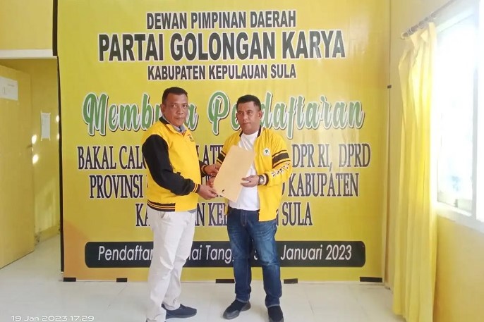 Buka Pendaftaran Caleg Untuk Masyarakat Umum, Golkar Kepulauan Sula Kewalahan Melimpahnya Peminat