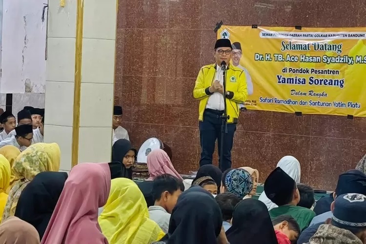 Didukung Banyak Santri, Ace Hasan Optimis Golkar Jabar Menang Pemilu 2024