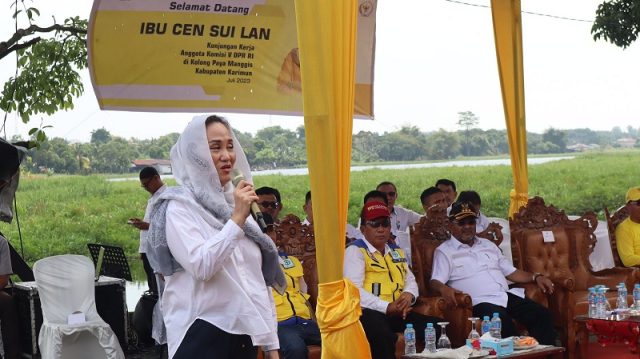 Cen Sui Lan Anggarkan Rp.25 Miliar Untuk Tata Kawasan Kolong dan Paya Manggis, Karimun