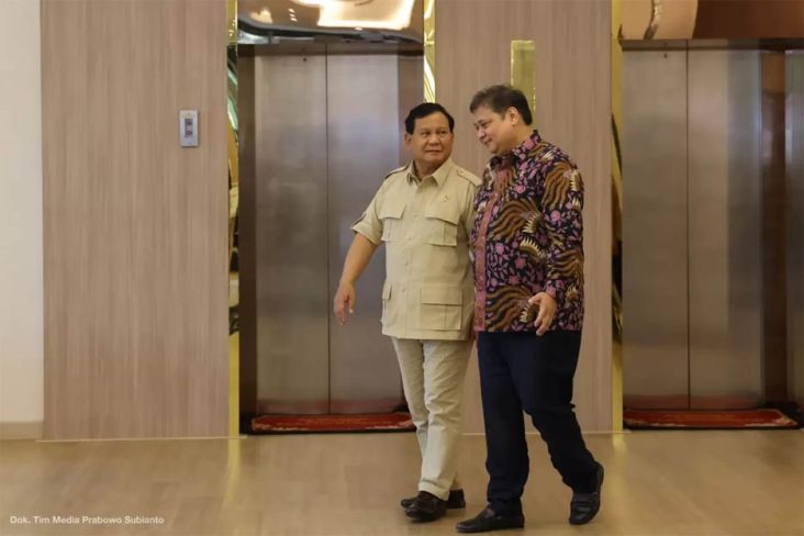 Simulasi Pilpres LSI: Airlangga Hartarto dan Prabowo Subianto Ungguli Ganjar-Erick dan Anies-AHY