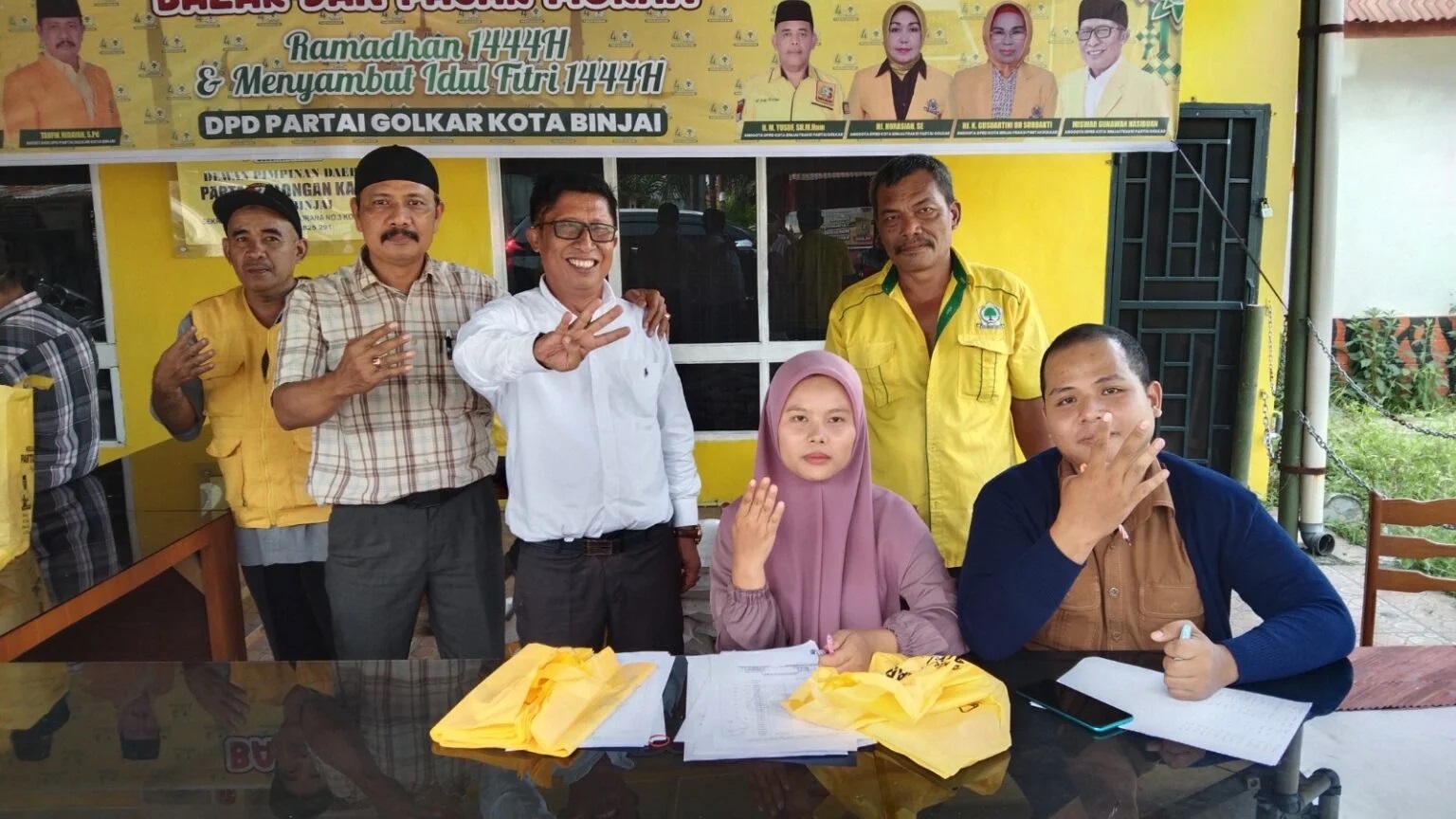 Dimotori Miswar Gunawan Hasibuan, Golkar Binjai Gelar Bazar dan Pasar Murah Untuk Masyarakat