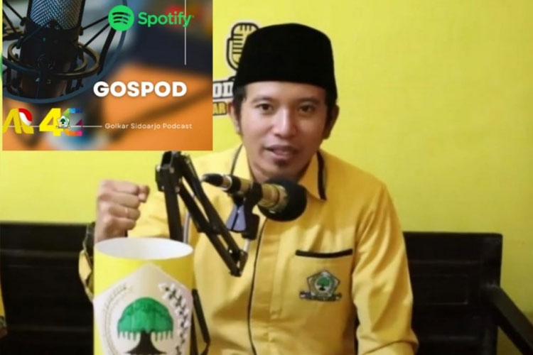 Adam Rusydi Luncurkan Podcast Digital Gospod Partai Golkar Sidoarjo di Spotify