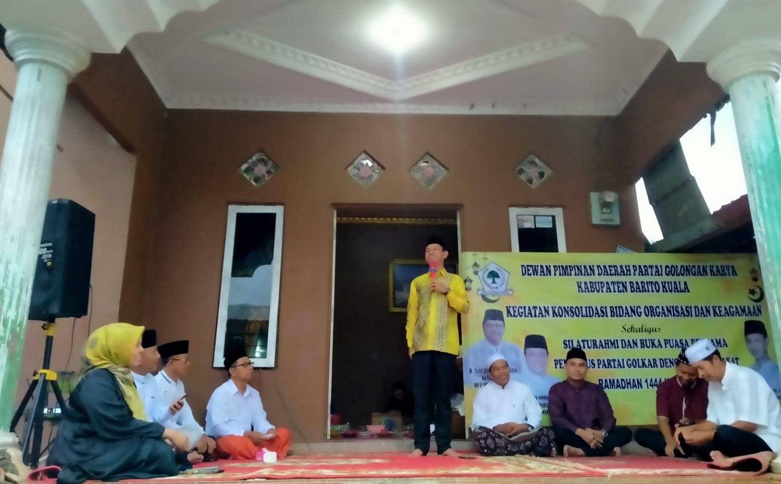 Gelar Safari Ramadhan, Rahmadian Noor Pererat Konsolidasi Tingkat Desa Golkar Barito Kuala