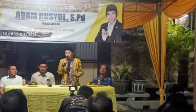 Di Sidoarjo, Adam Rusydi Terima Keluhan Normalisasi Sungai dan Tenaga Kerja