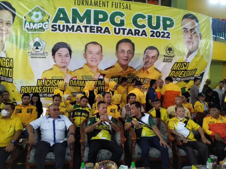 Wagubsu Musa Rajekshah Buka Turnamen Futsal AMPG Cup 2022